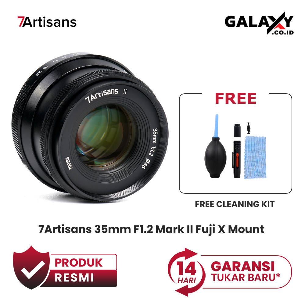 Lensa 7Artisans 35mm F1.2 Mark II Fuji X Mount