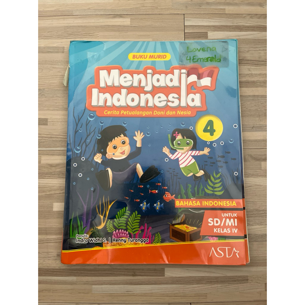 Buku Menjadi Indonesia 4 Bahasa Indonesia Asta (Bekas)