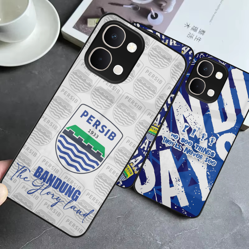 [OKECASE] Case Glossy Motif [PERSIB EDITION] for Vivo Y500i  - Casing - Case Glossy - Case Akrilik -