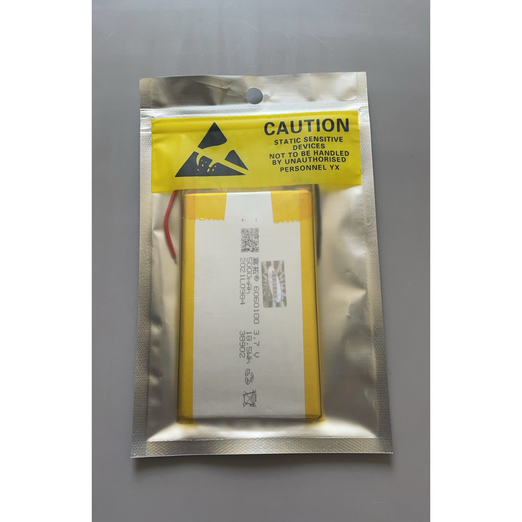 Baterai lithium polymer 5000x2= 10.000mah paralel real capasitas