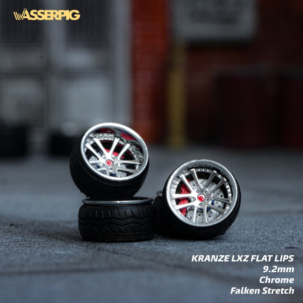 WasserPig Wheels | Kranze LXZ Flat Lips 9.2 mm Chrome Falken Stretch