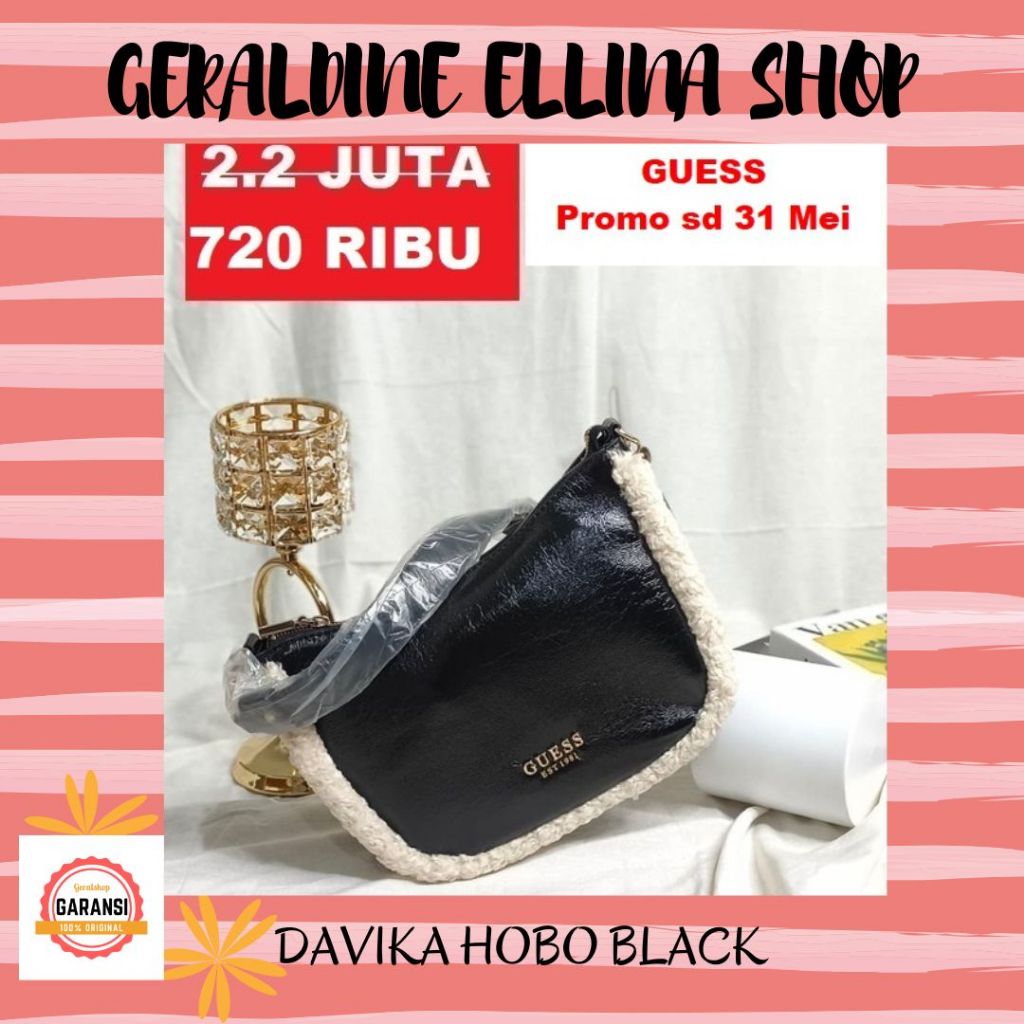 Tas Guess sling bag original sale DAVIKA HOBO