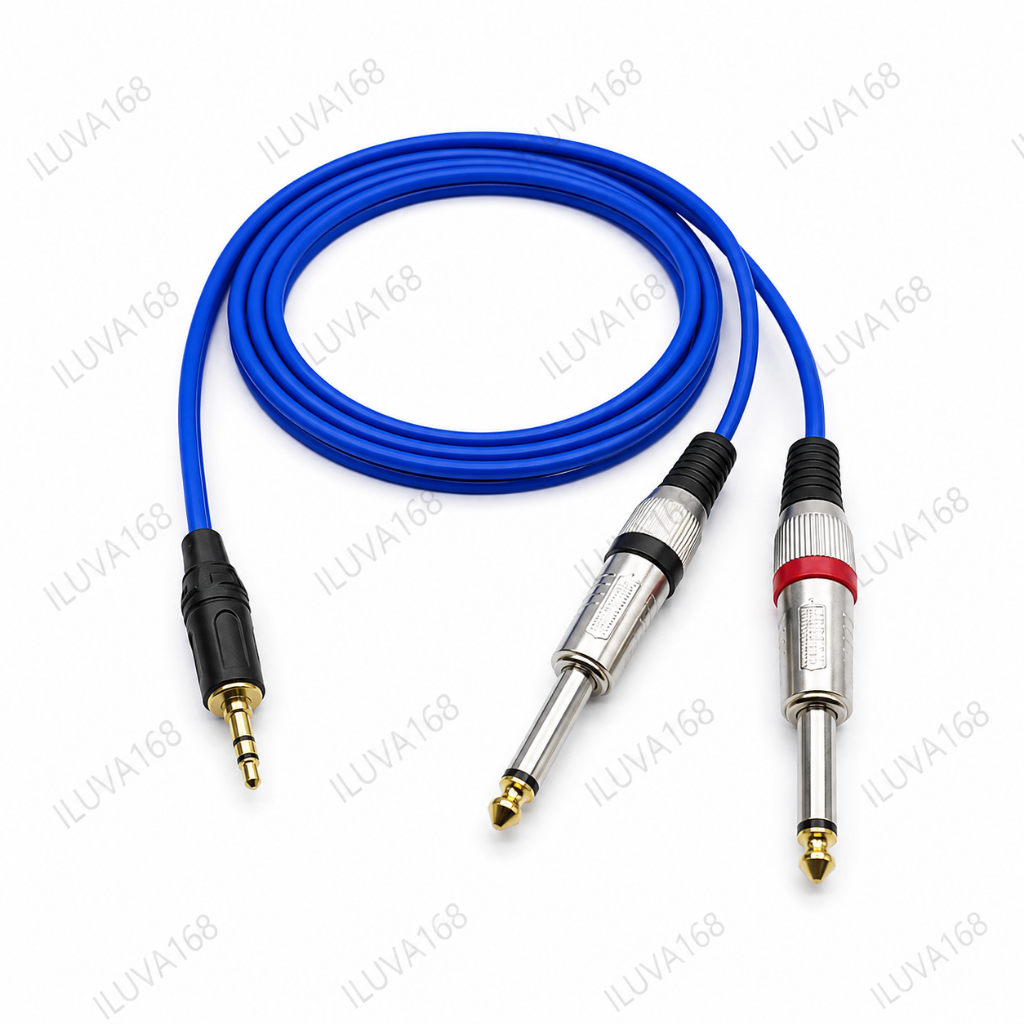 Kabel Kitani Plus jack 2 Akai Mono 6,5mm to Jack HP