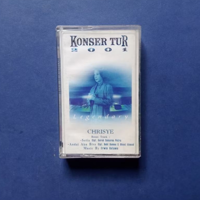 Kaset Pita Konser Tur 2001 Legendary Chrisye Prod PT Musica Studio's