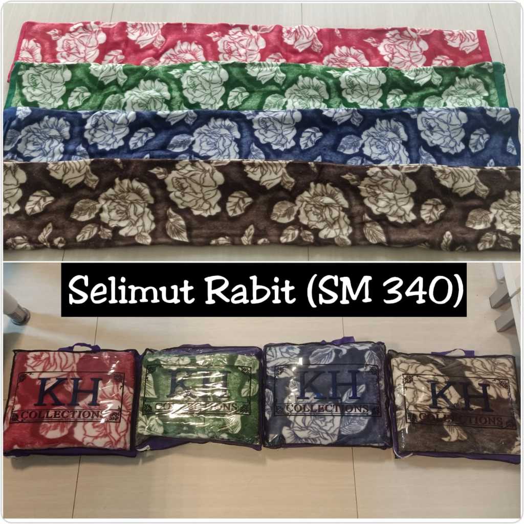 Selimut KH Rabbit uk. 145 x 195 CM / Selimut Hotel Tebal