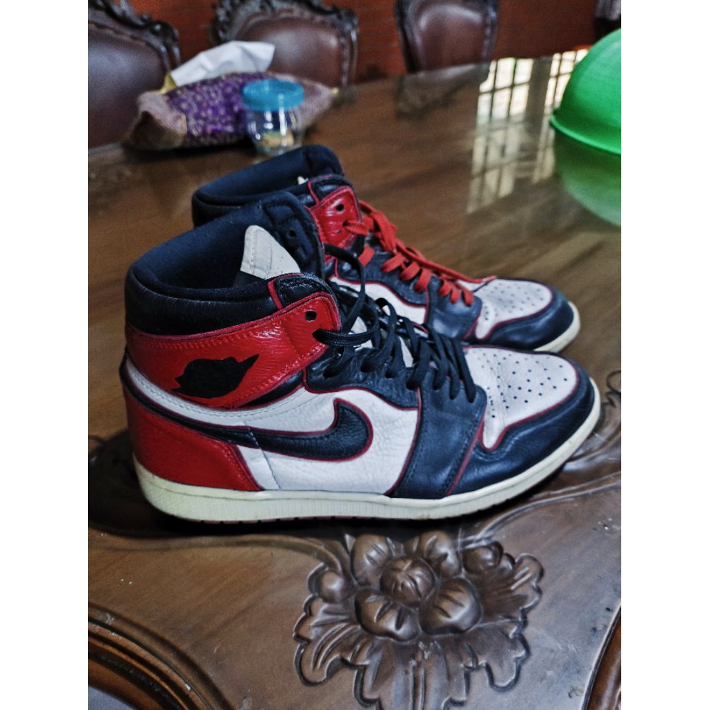 Air Jordan 1 High bloodline, custom black toe ORIGINAL