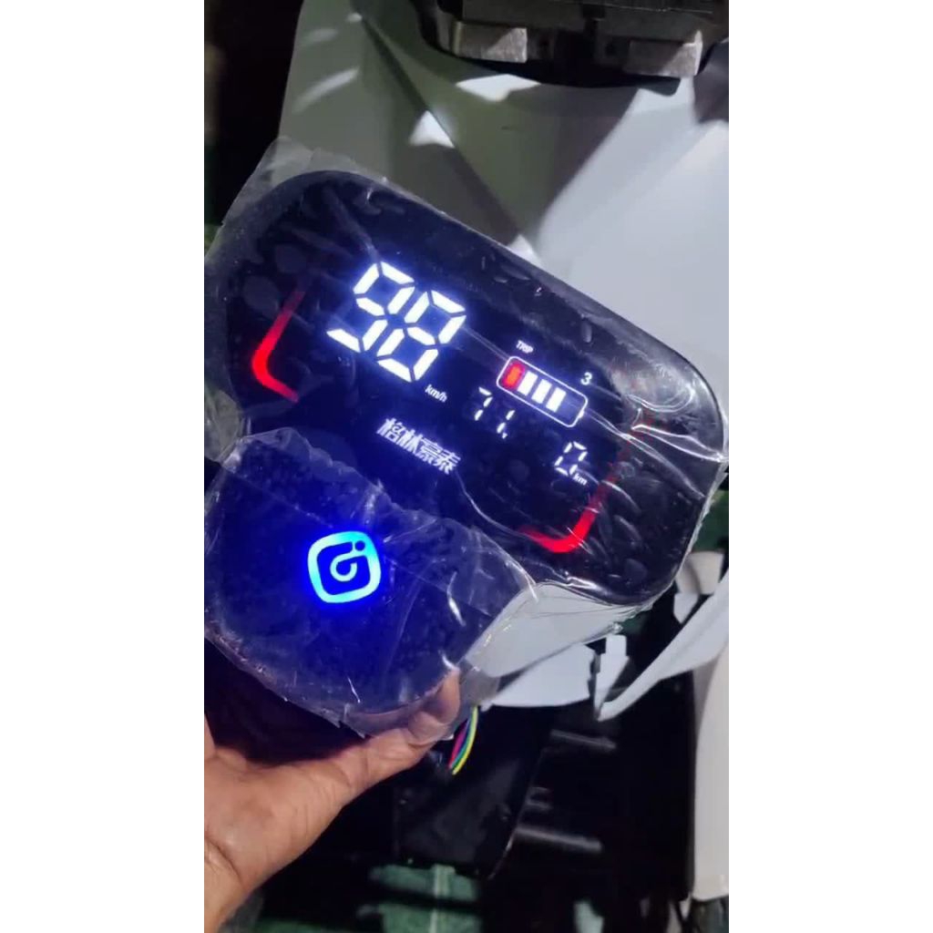 Speedometer Digital LCD Selis Molis Listrik 48_72v
