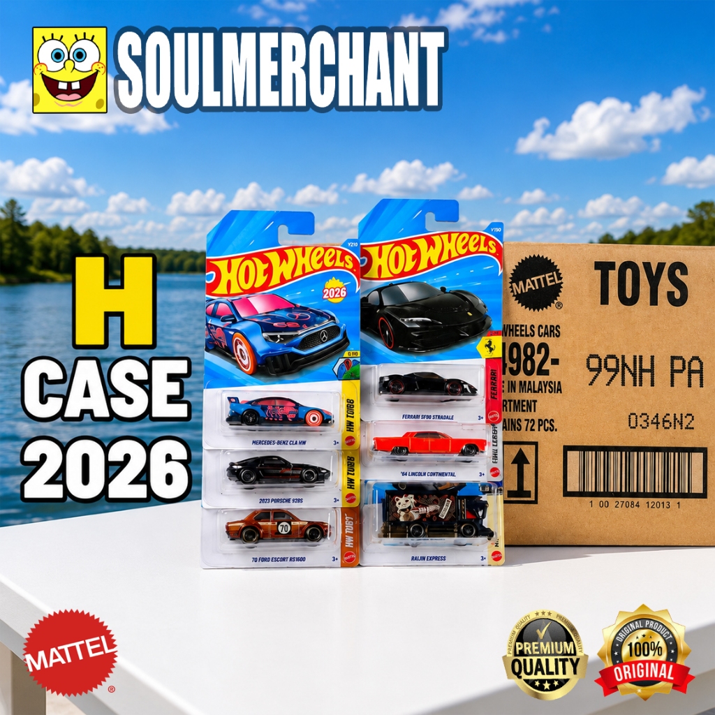 Hot Wheels Grosir Reguler Dus Lot A B C D E F H J K L M N O P Q 2024 2025 2026 Segel SNI
