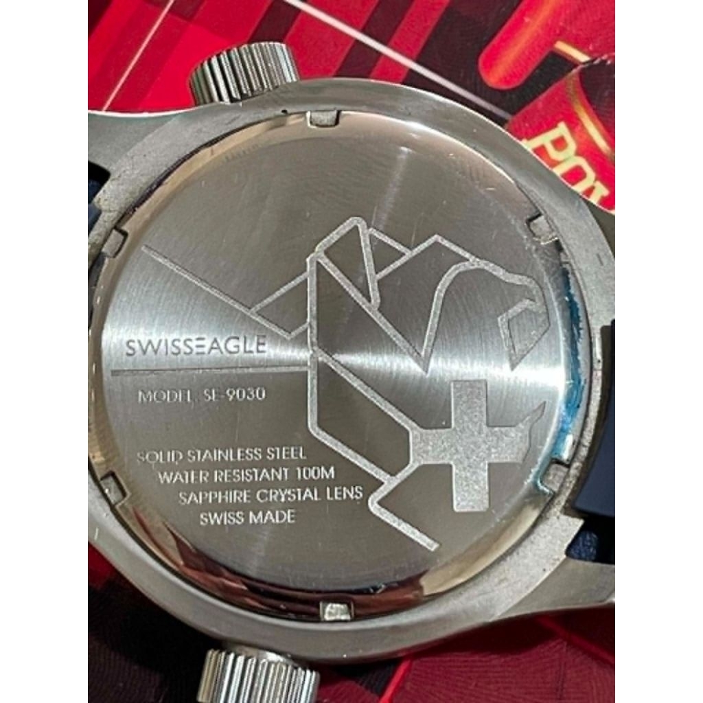 jam tangan Swiss eagle, kondisi bekas. original swiss made