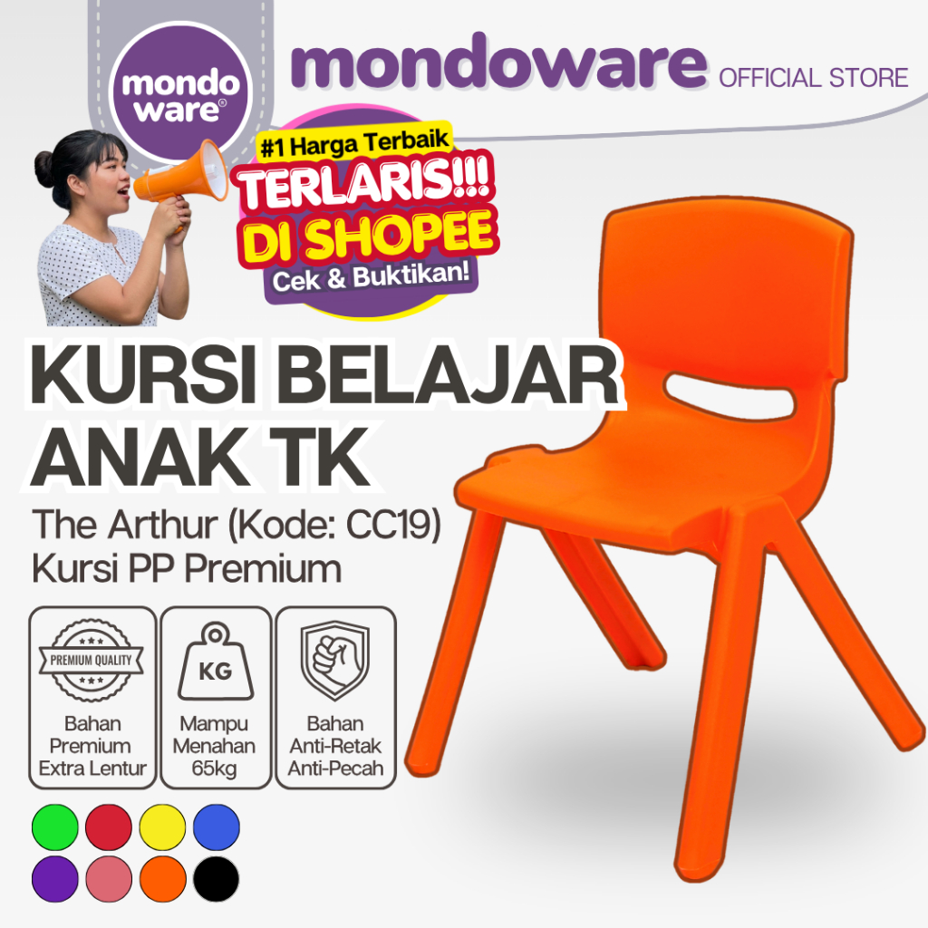 MONDOWARE | Kursi Anak Acara - Kursi Anak - Kursi Event Anak - Kursi Pesta Anak - Kursi Sekolah Anak