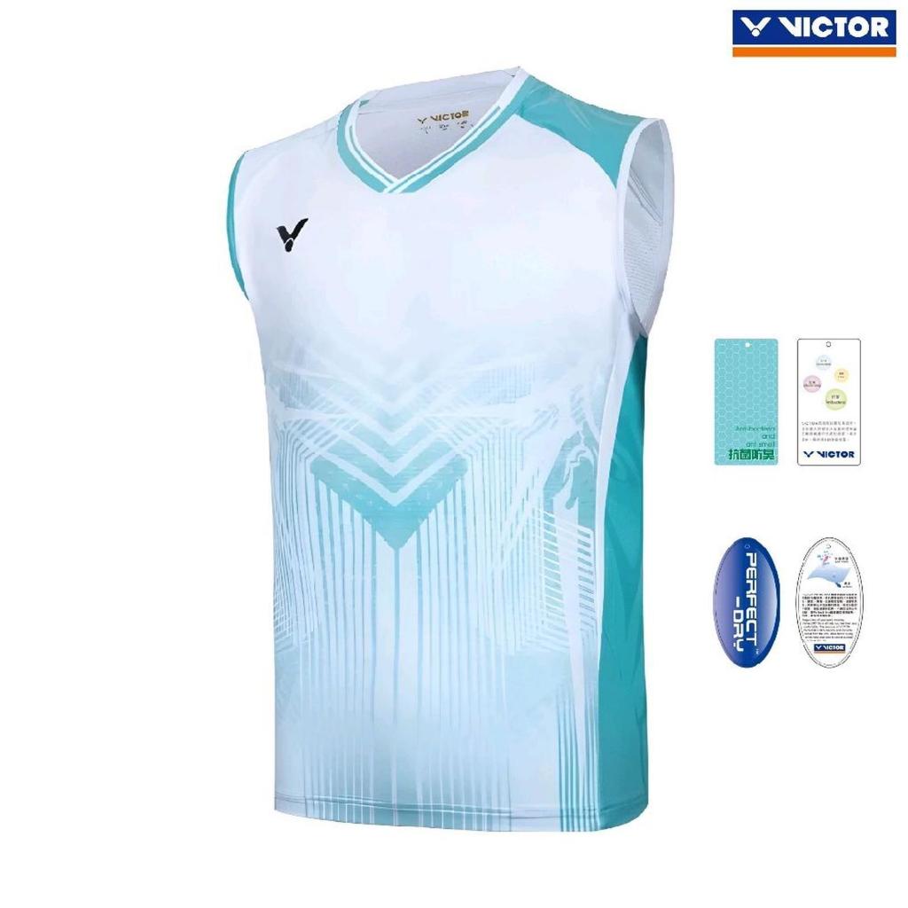 Kaos Singlet Original VICTOR Badminton Premium Jersey Baju Olahraga Limited Edition - RD01