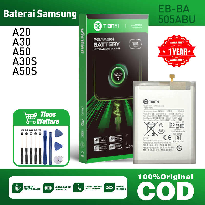 Baterai Samsung A20 / Samsung A14 / Samsung A51 / Samsung A10 / M10 /Samsung A11 / Samsung Note 9 / 
