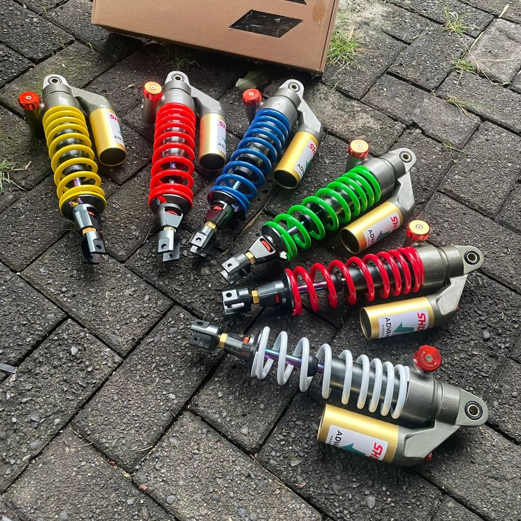 Shock Shockbreaker Showa-03Tabung Atas Matic As Rainbow Ukuran 310 330 360 Beat Mio Vario 150 Vario 
