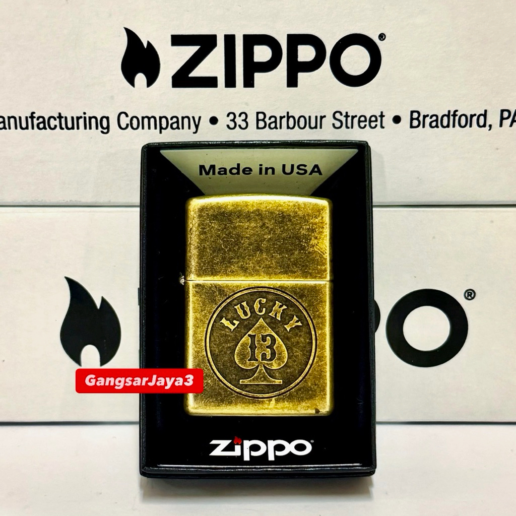 korek zippo original USA 47148 Lucky 13 Design