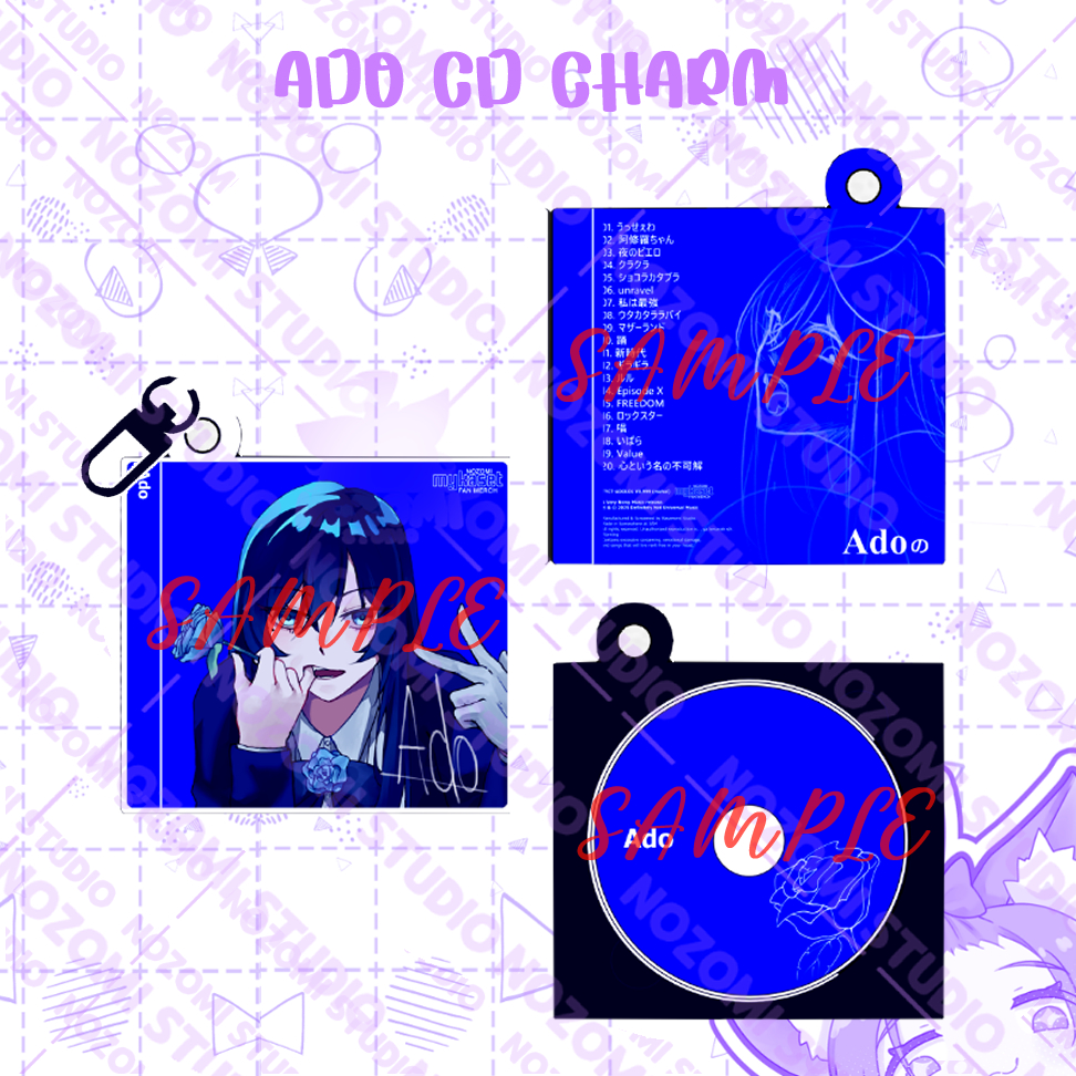 CD KEYCHAINS UTAITE ADO COVER ALBUM (SPINNER)