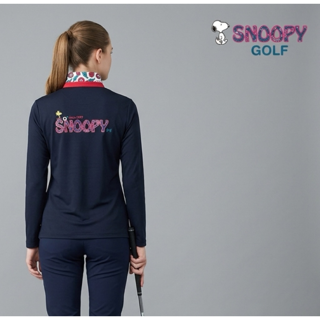 Baju Golf Wanita SNOOPY GOLF 100  Olahraga Shirt Original Second Preloved