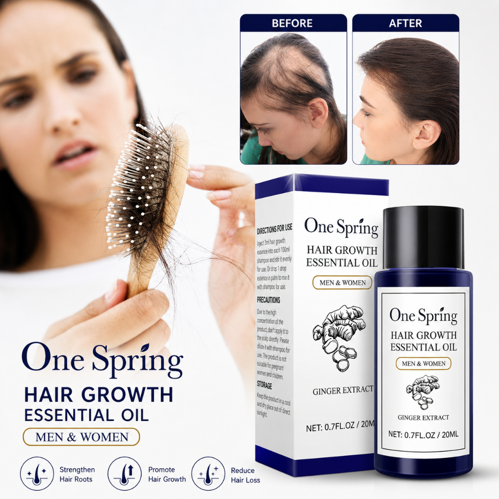 ONE SPRING Serum Penumbuh Rambut Anti Rontok Hair Growth Essence Oil 20ml