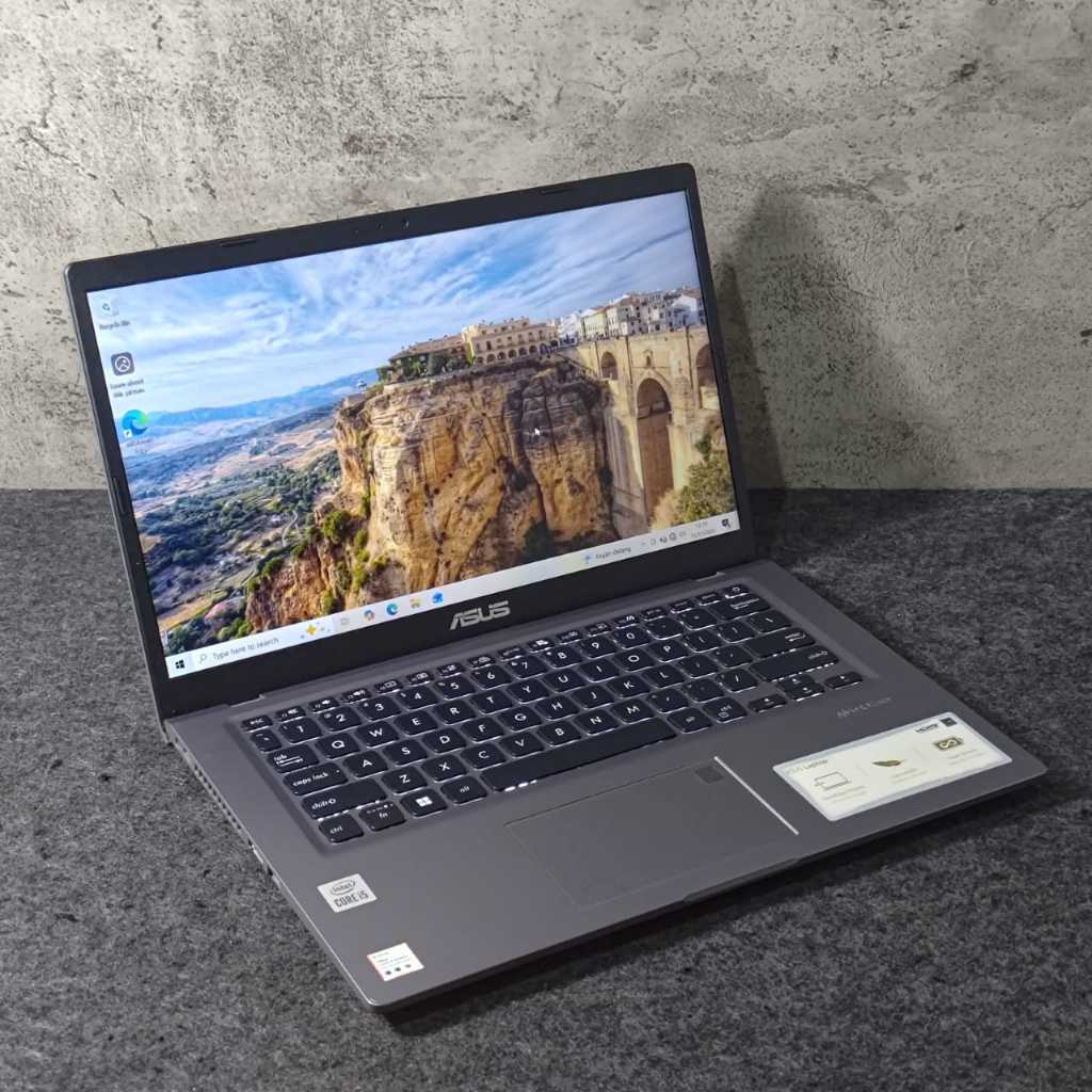 Asus Vivobook intel i5 1035G1 RAM 8gb fhd seri A416JA laptop A416J lengkap kondisi baik