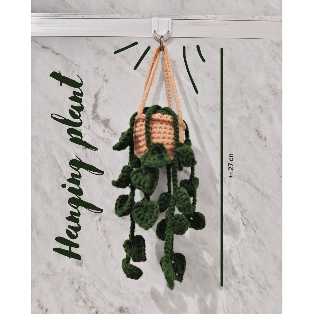 Hanging plant, hiasan daun || hiasan kamar || car decoration