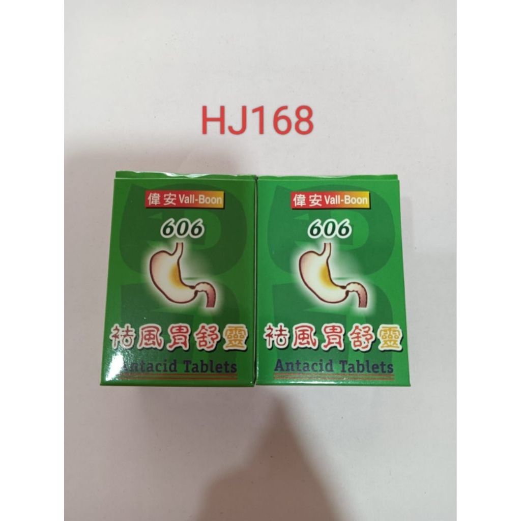 HJ168 Obat Lambung 606 Antacid Tablet