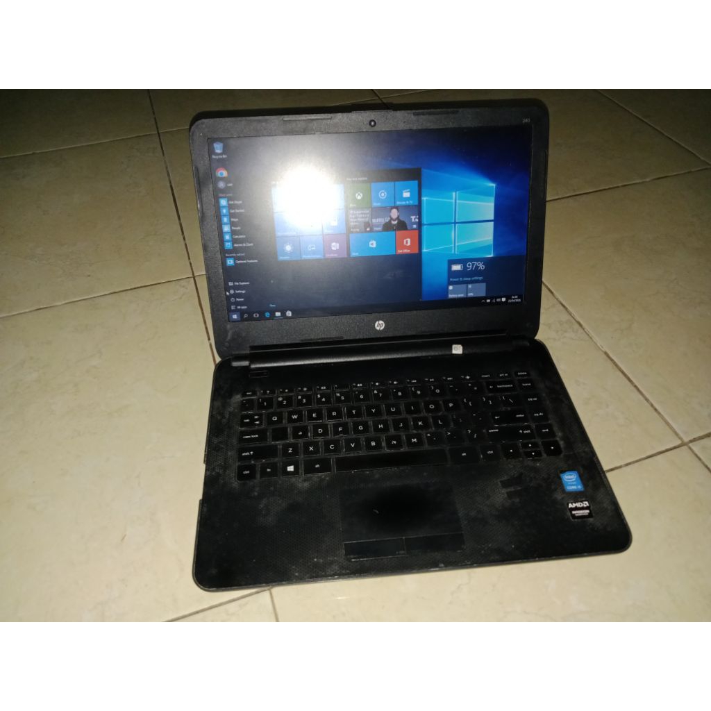 laptop hp 240 g4 minus