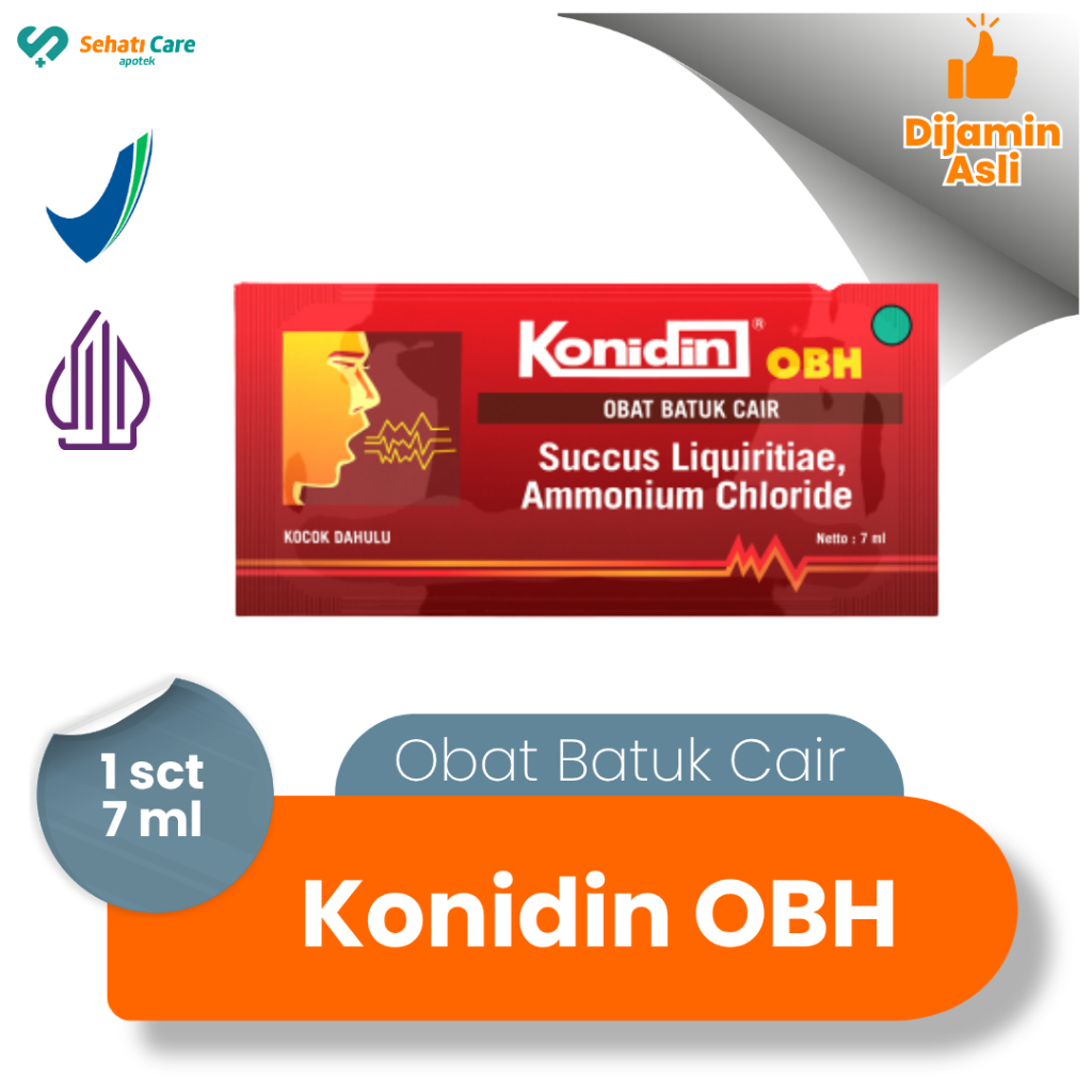 Konidin OBH Obat Batuk Berdahak Ekspektoran Cair