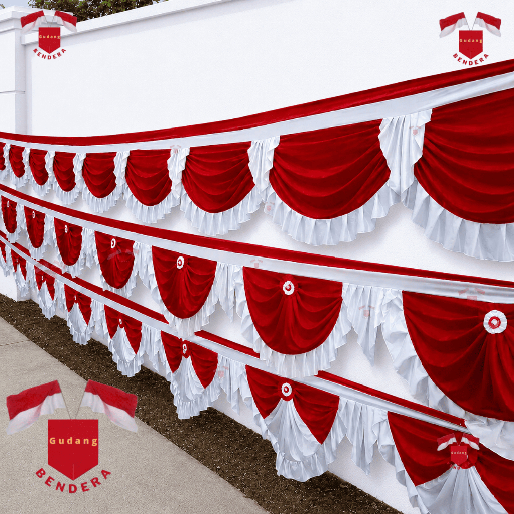 Bendera Panjang Bendera Background merah putih