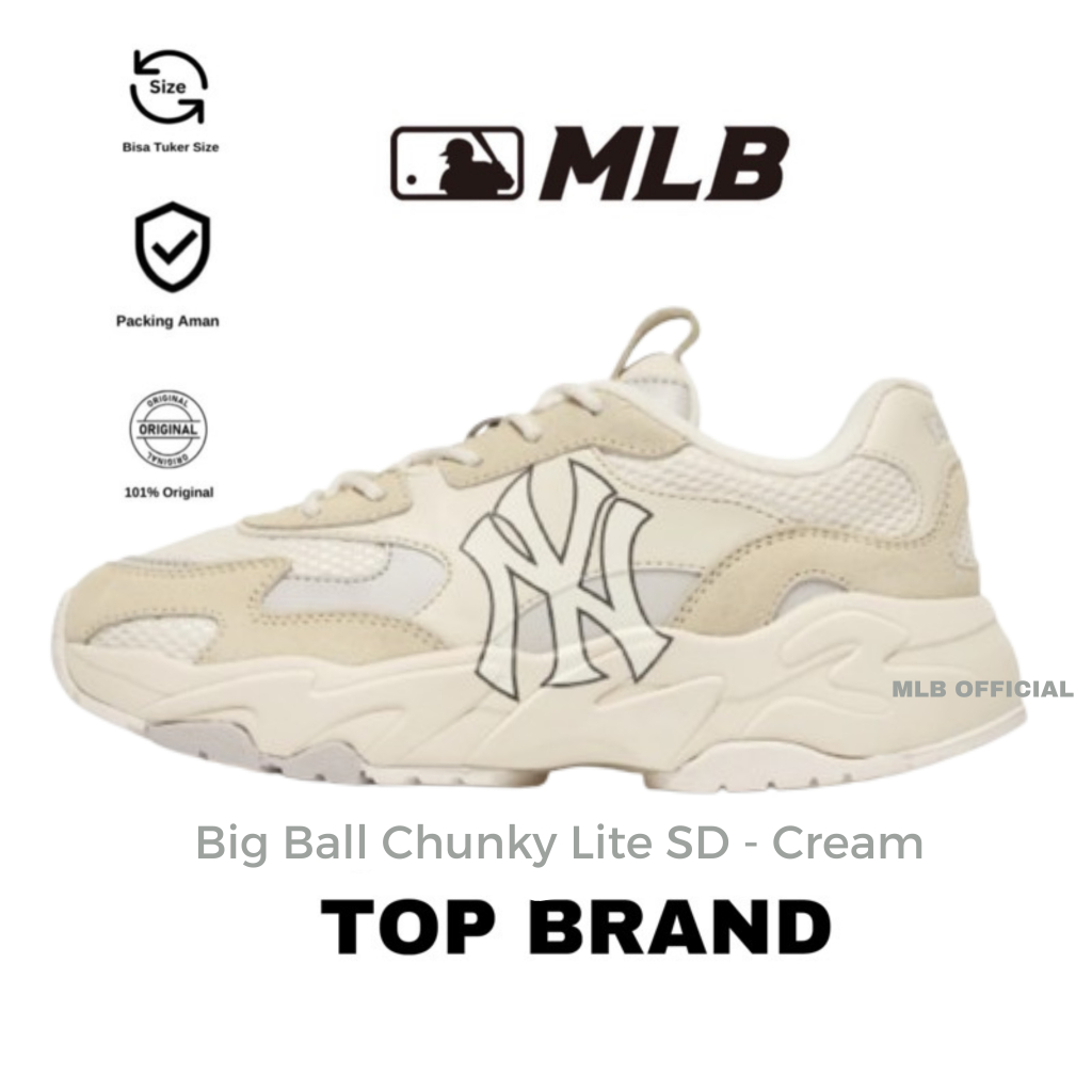 MLB Big Ball Chunky Lite SD New York Yankees Khaki Sneakers Original