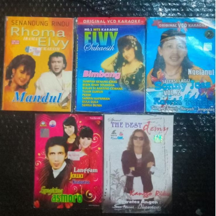VCD Dangdut & Jawa Rhoma Irama, Elvy Sukaesih, Sonny Josz, Demy (Bagus)