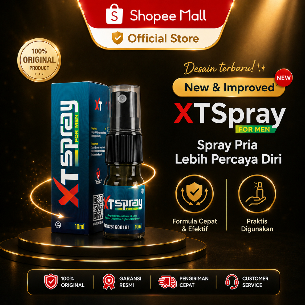 Xt Spray Obat Kuat Pria Tahan Lama Tidak Kebas Tidak Panas BPOM
