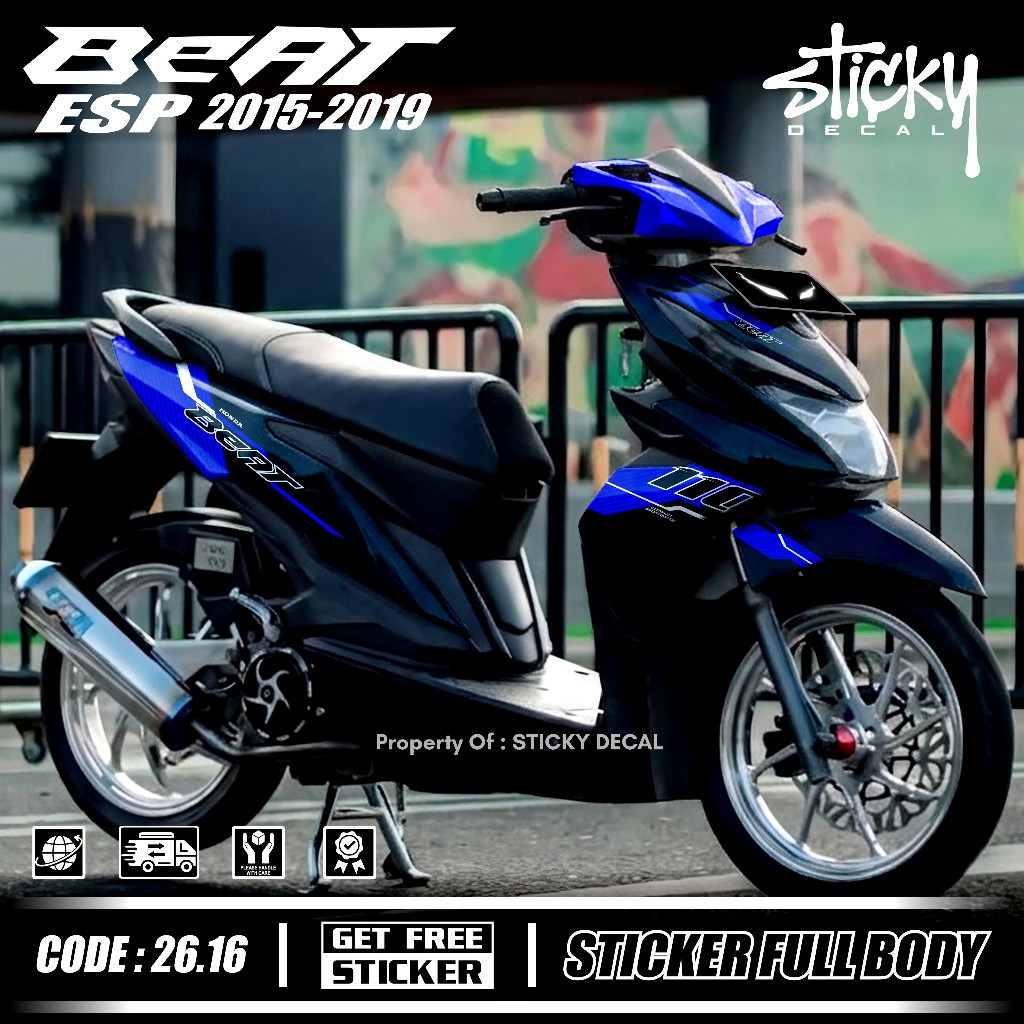 Terbaru Decal Sticker Full Body Beat Esp Beat Street Tahun 2016 2017 2018 2019 Sticker Beat Esp Moti