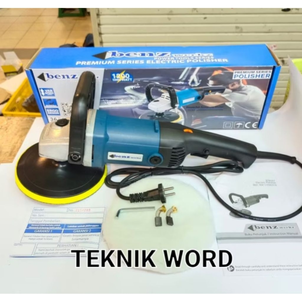 MESIN POLES MOBIL BENZ 7 INCH / POLISHER BENZ 7" BZ 8207 BENZ POLISHER 7"