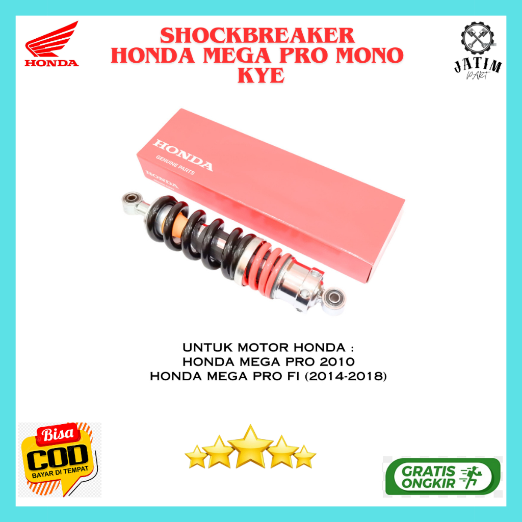 Shok Belakang Mega Pro Mono Shock / Shock Breaker Honda Mega Pro Mono Ori primium - 52400-KYE-941
