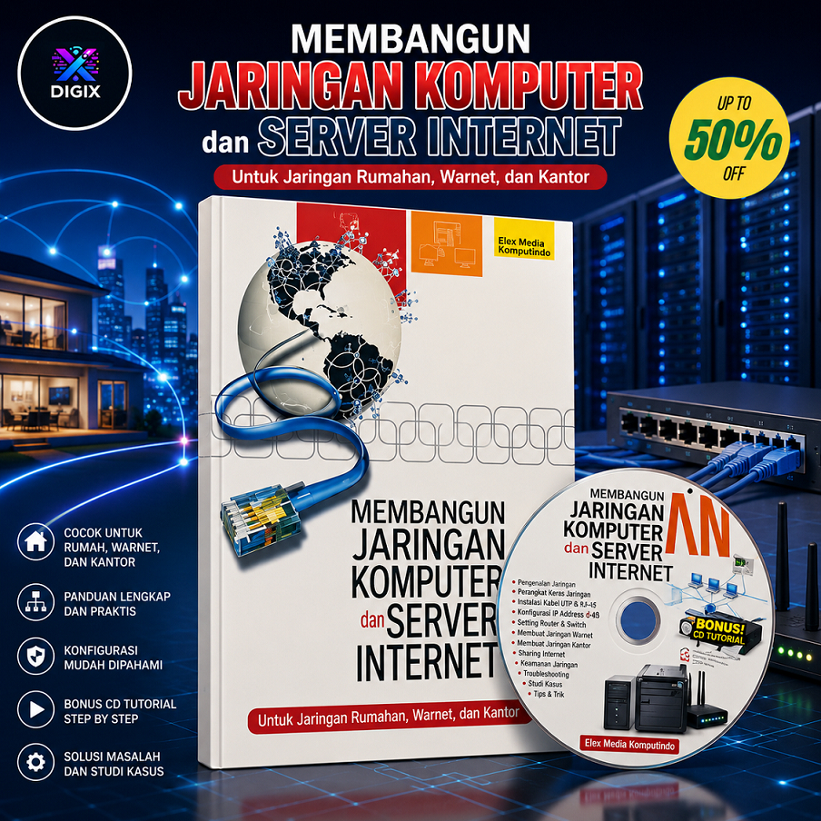 Buku Membangun Jaringan Komputer dan Server Internet