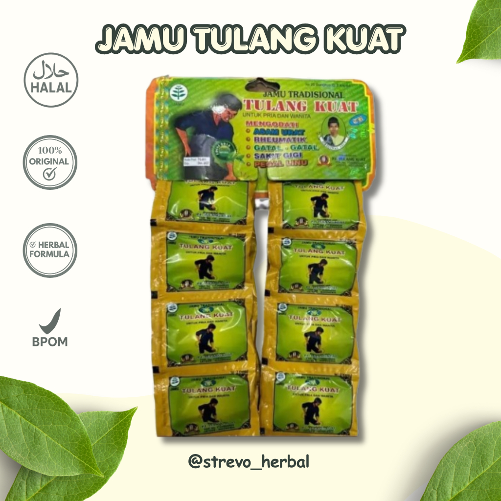 jamu tulang kuat jamu pegal linu asam urat kapsul