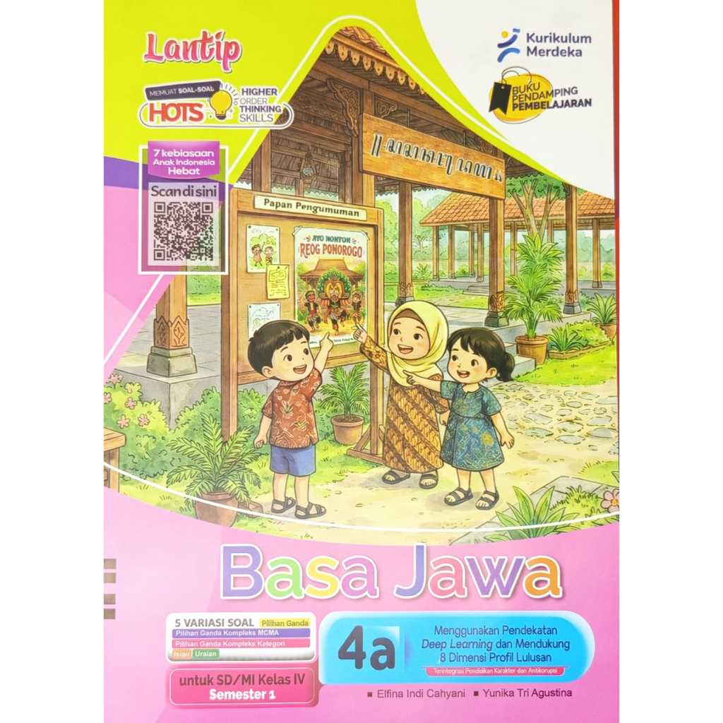 LKS BAHASA JAWA SD/MI KELAS 4 SEMESTER 1 KURIKULUM MERDEKA 2026-2027 || ZAMRUD DEEP LEARNING