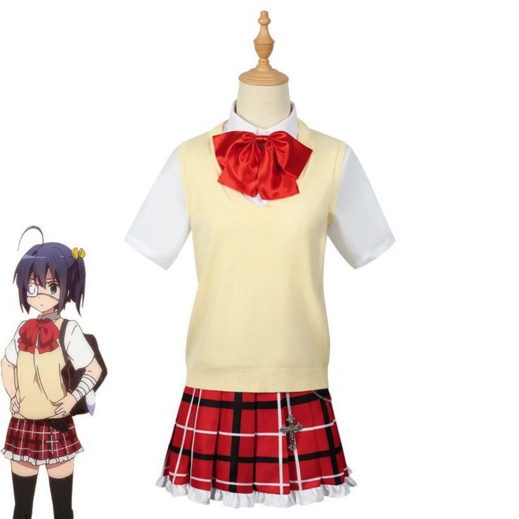 (free acc) Costume Rikka Takanashi Summer Version | Rikka Takanashi Cosplay