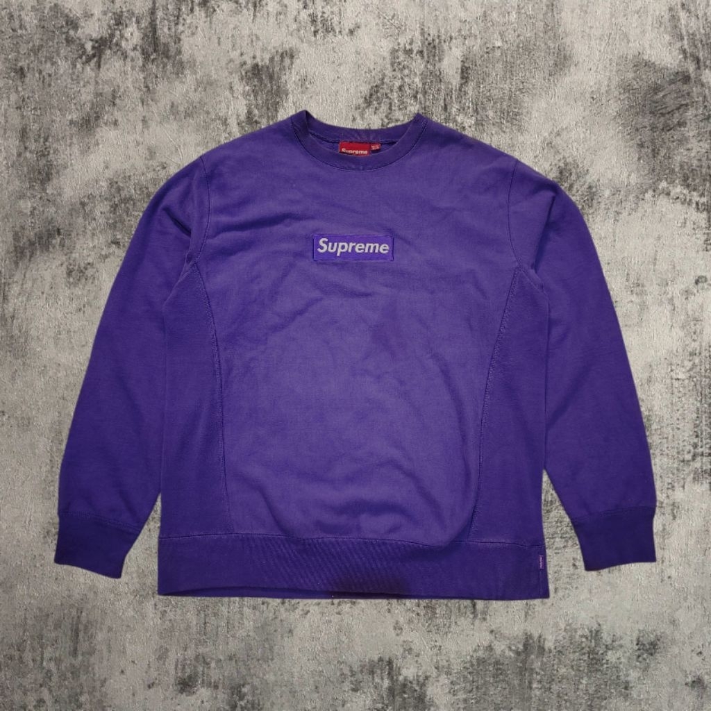 Vintage Supreme box logo purple 00s