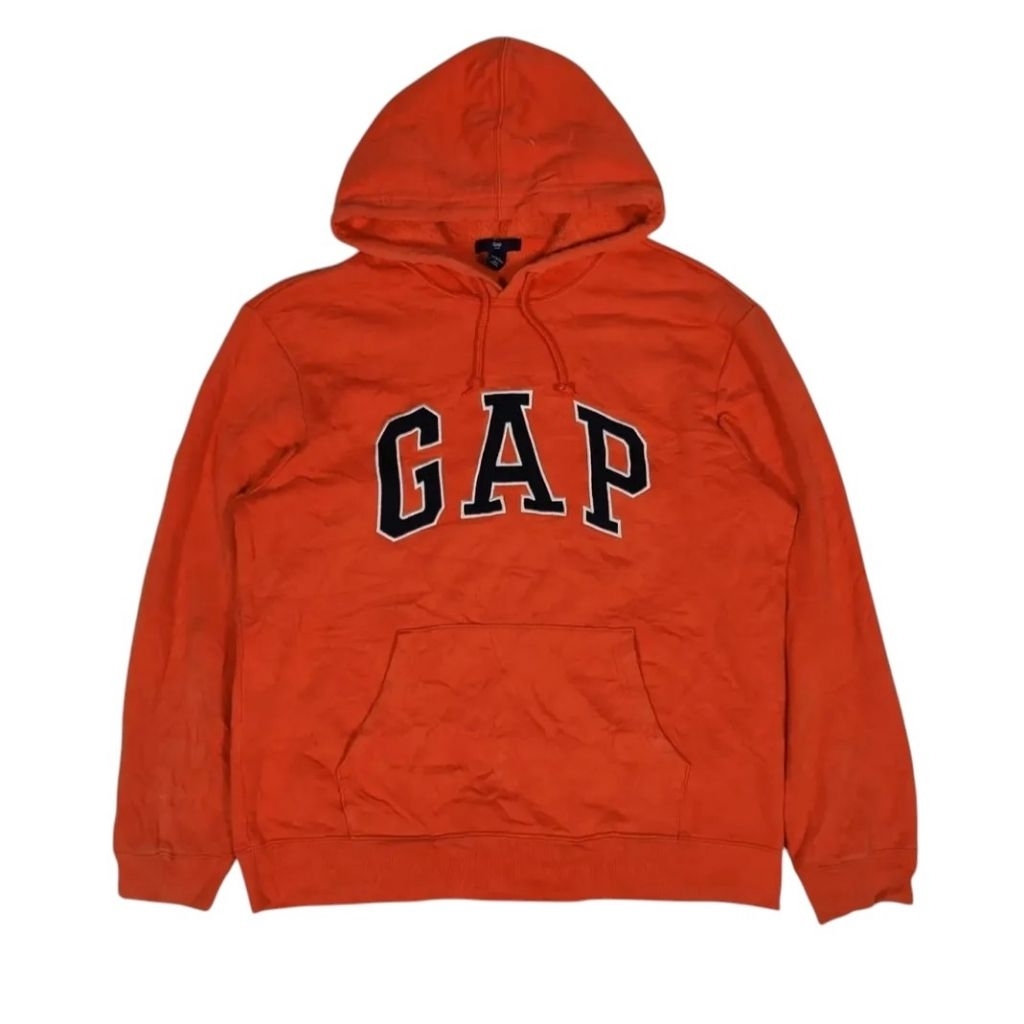 Hoodie GAP big logo orange (Rp.200)