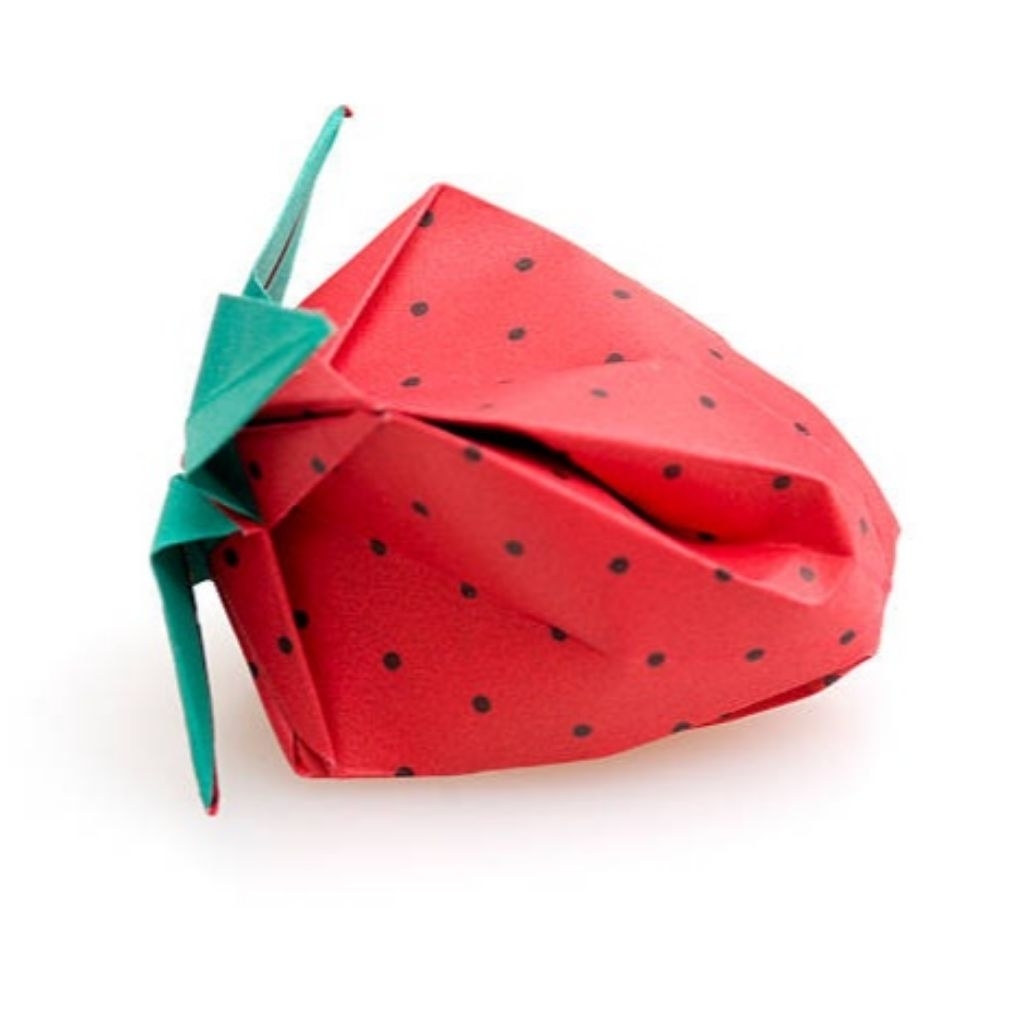 Origami | Origami Strawberry | Stoberi Origami | Kertas Origami