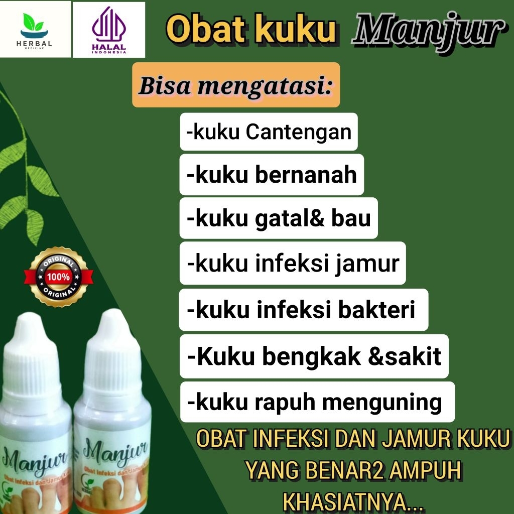 obat kuku berjamur anti bakteri cantengan bernanah sakit bengkak bau busuk gatal berair menguning sa