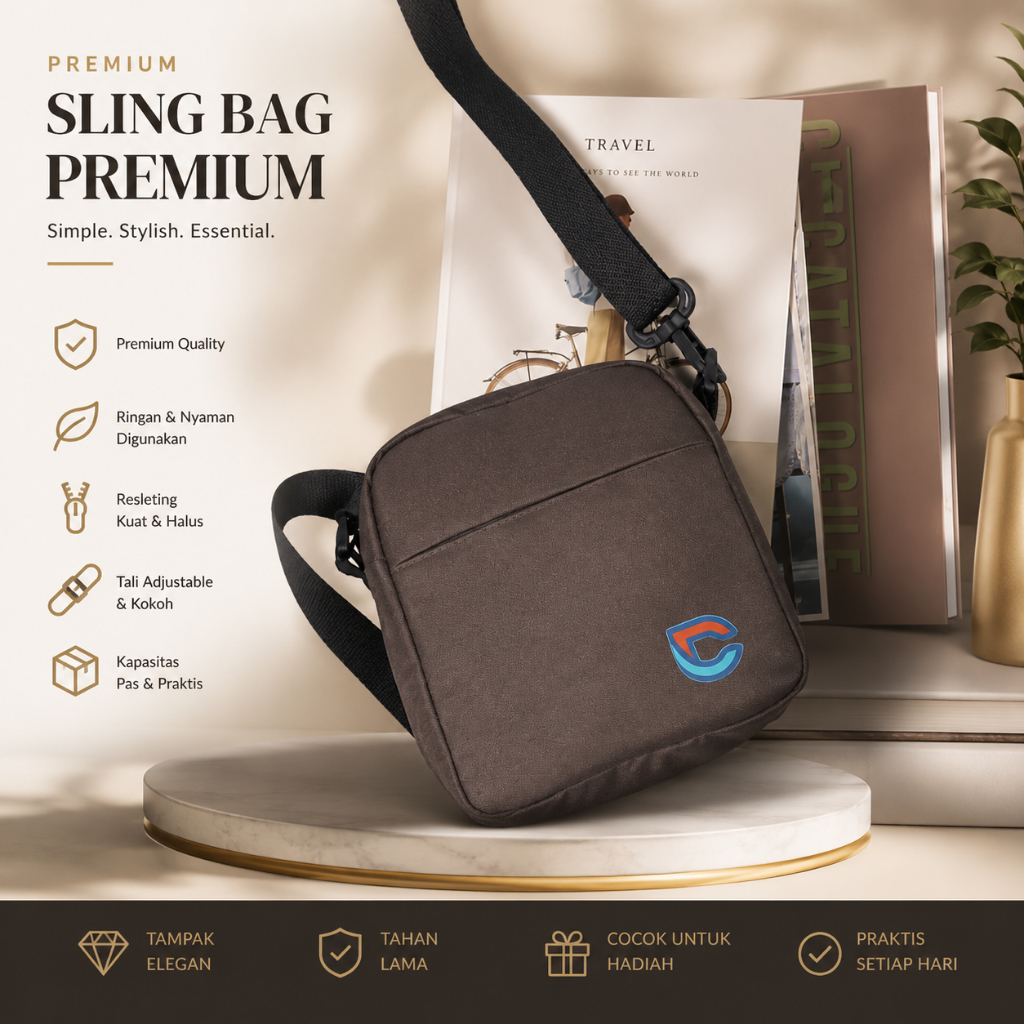 LEVIN-Tas Selempang Tas Slingbag Pria