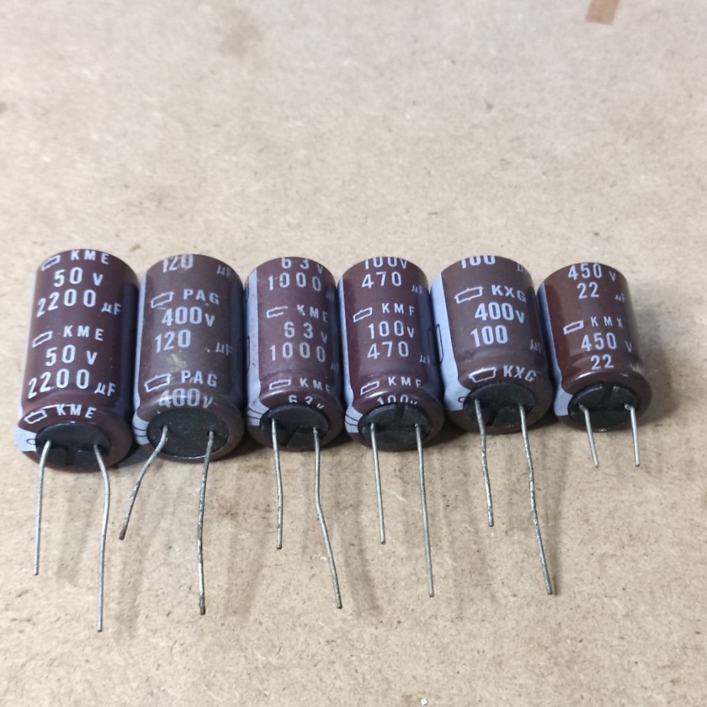 KODE C5 ELCO KAPASITOR 120UF 400V / 2200UF 50V / 1000UF 53V /470UF 100V / 100UF 400V / 22UF 450V