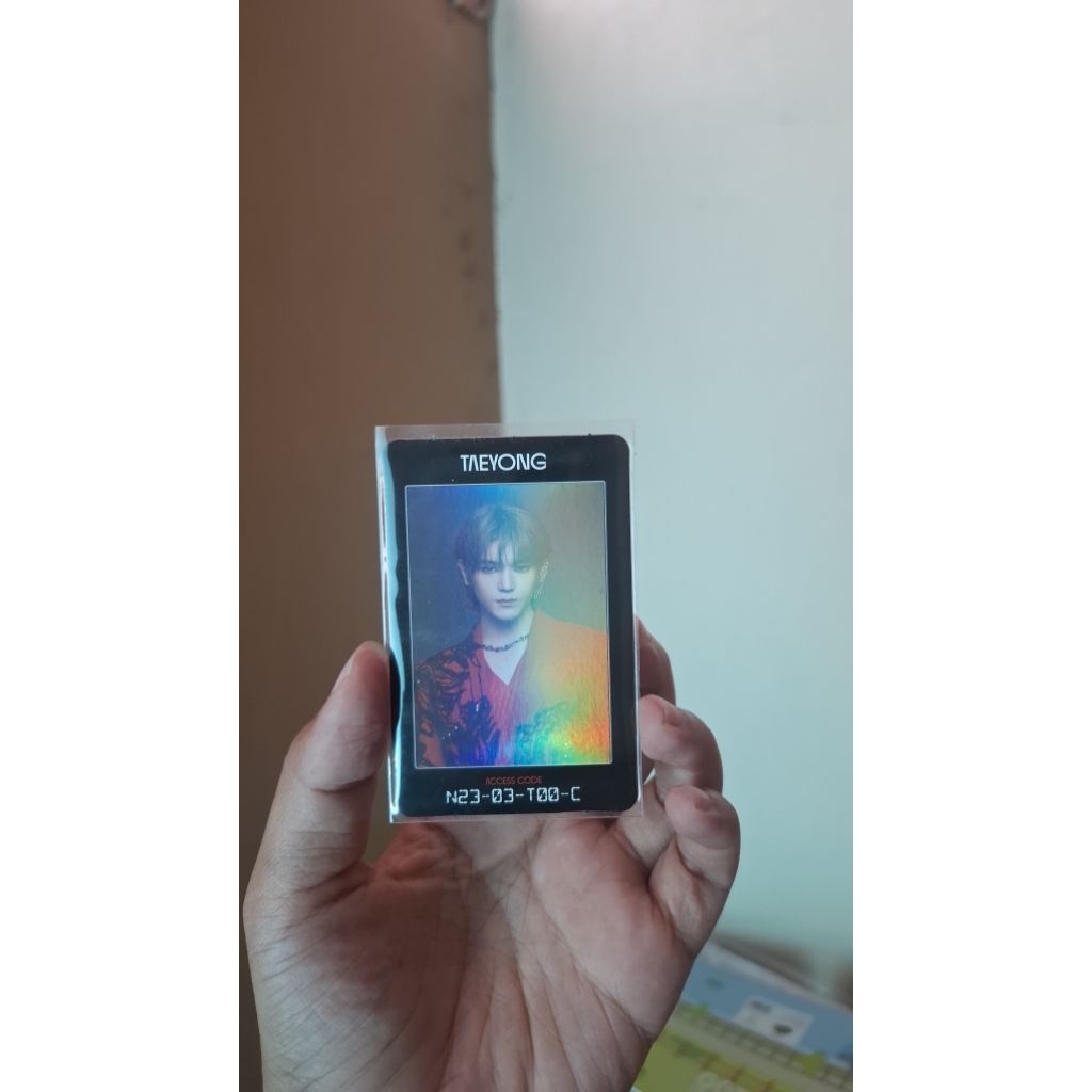 AC ACCESS CARD TAEYONG NCT PHOTOCARD