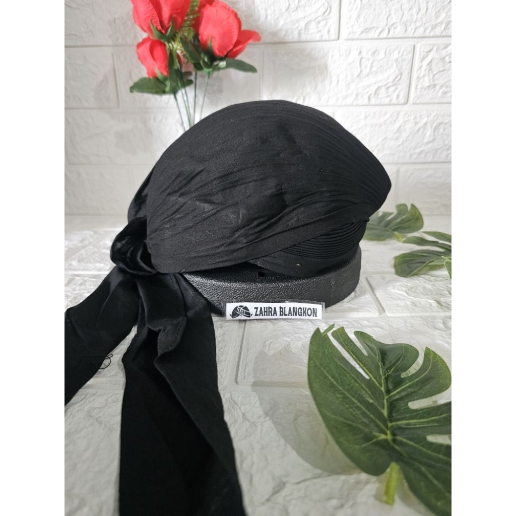 Blangkon hitam polos sliwir halus#Blangkon sunan kalijaga sliwer#udeng adat jawa hitam