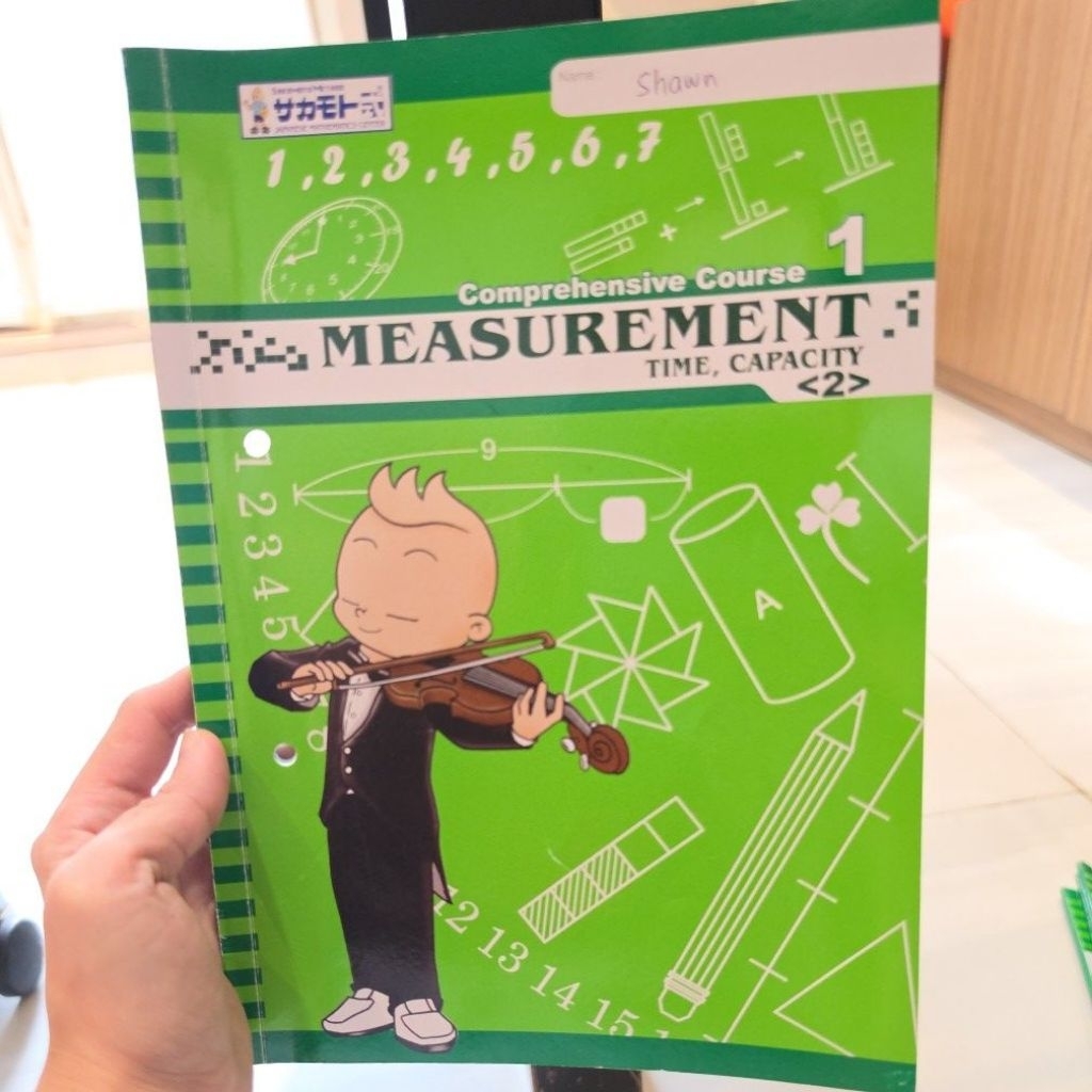 buku sakamoto matematika maths measurement 1, 2