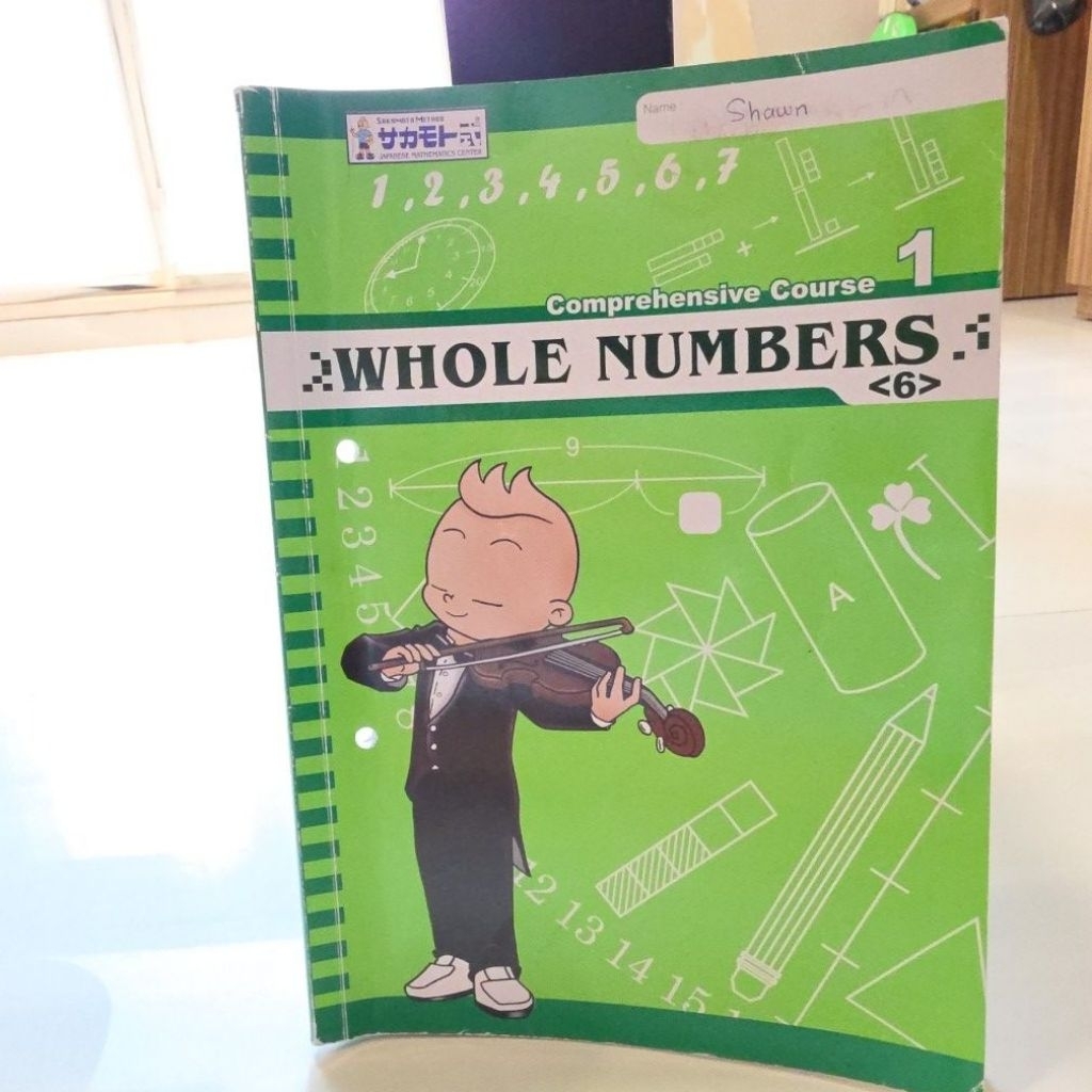 buku sakamoto matematika maths whole numbers 1, 6