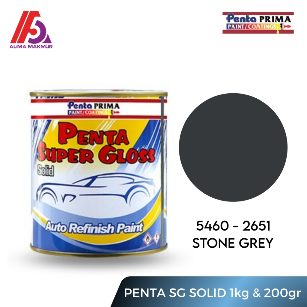 Penta Super Gloss 2651 - Stone Grey 1kg dan 200gram / Penta Stone Grey / Stone Grey Penta
