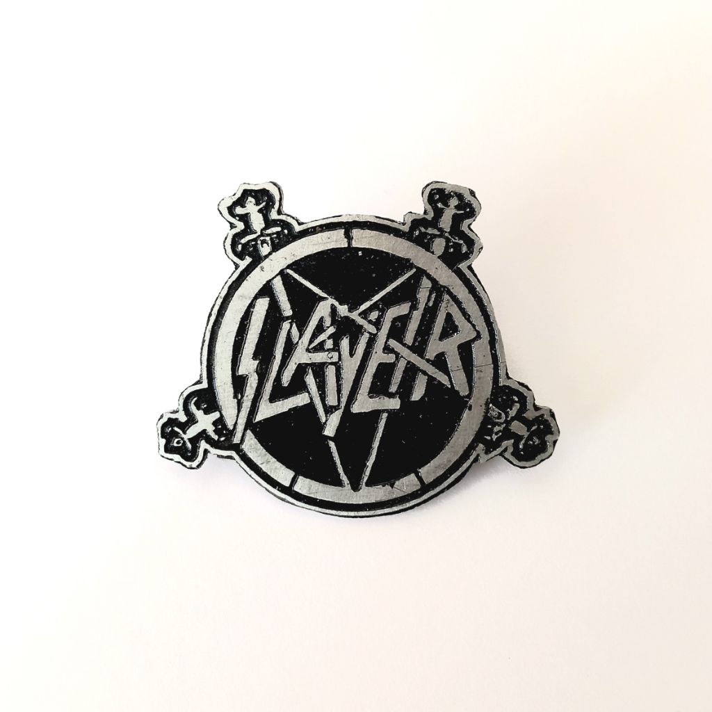 Enamel pin band Slayer