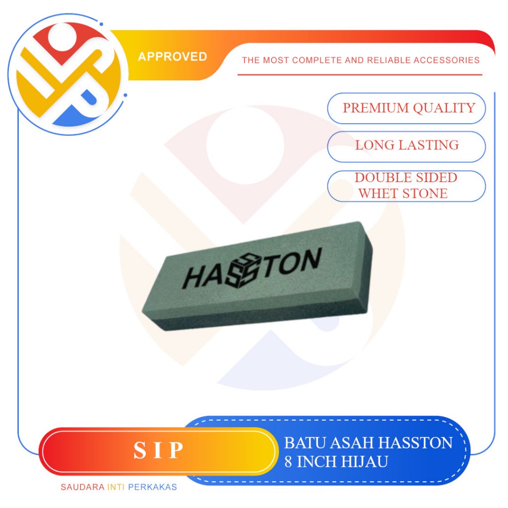 HASSTON PROHEX Batu Asah 8 Inci Hijau / Batu Asah 8" (0530-005)